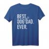 Hund best dog dad T-Shirt – Lustiges Hundevater Shirt mit Knochenumriss für Hundeliebhaber, Labrador- & Retriever-Besitzer