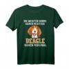 Lustiges Beagle Hund T-Shirt mit Hundekopf | Geschenkidee für Hundeliebhaber & Beagle Fans