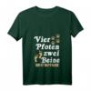 Damen Lustig Hundeliebhaber Frauchen Hundemotive T-Shirt mit V-Ausschnitt – Witziges Geschenk für Hundehalter, Züchter & Hundefreunde