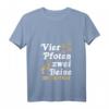 Damen Lustig Hundeliebhaber Frauchen Hundemotive T-Shirt mit V-Ausschnitt – Witziges Geschenk für Hundehalter, Züchter & Hundefreunde