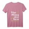 Damen Lustig Hundeliebhaber Frauchen Hundemotive T-Shirt mit V-Ausschnitt – Witziges Geschenk für Hundehalter, Züchter & Hundefreunde