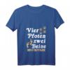 Damen Lustig Hundeliebhaber Frauchen Hundemotive T-Shirt mit V-Ausschnitt – Witziges Geschenk für Hundehalter, Züchter & Hundefreunde
