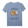 Irish Terrier Kuscheltier Schlafshirt - Lustiges Hundemotiv Pyjama für Herrchen, Frauchen und Kinder, bequemes Nachthemd für Hundehalter