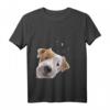 Neugieriger Parson Russell Terrier Hund T-Shirt - Lustiges Design als Geschenk für Hundeliebhaber & Fans der Rasse