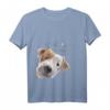 Neugieriger Parson Russell Terrier Hund T-Shirt - Lustiges Design als Geschenk für Hundeliebhaber & Fans der Rasse