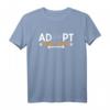 Adopt don't Shop T-Shirt für Tierfreunde – Geschenk für Katzen-, Hunde- und Tierschutz-Enthusiasten