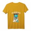 Damen Mops lustiges Hund Iiih Menschen trägt Gesichtsmaske T-Shirt mit V-Ausschnitt – Humorvolles Masken-Design für Hundeliebhaber