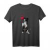 Shirt mit Border Collie Hund und Herz - Lustiges Hundemotiv Sweatshirt für Hundeliebhaber, Hundemama & Hundepapa, Kunterbuntes Gassi-Gang Outfit