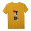 Shirt mit Border Collie Hund und Herz - Lustiges Hundemotiv Sweatshirt für Hundeliebhaber, Hundemama & Hundepapa, Kunterbuntes Gassi-Gang Outfit