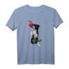 Shirt mit Border Collie Hund und Herz - Lustiges Hundemotiv Sweatshirt für Hundeliebhaber, Hundemama & Hundepapa, Kunterbuntes Gassi-Gang Outfit