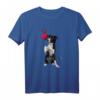 Shirt mit Border Collie Hund und Herz - Lustiges Hundemotiv Sweatshirt für Hundeliebhaber, Hundemama & Hundepapa, Kunterbuntes Gassi-Gang Outfit