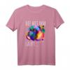 Die mit dem Boxer läuft bunter Hund T-Shirt – Perfektes Geschenk für Hundefreunde & Boxerliebhaber zu Weihnachten, Geburtstag & Gassi gehen