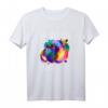 Die mit dem Boxer läuft bunter Hund T-Shirt – Perfektes Geschenk für Hundefreunde & Boxerliebhaber zu Weihnachten, Geburtstag & Gassi gehen