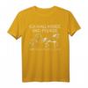 Ich Mag Hunde Und Pferde Und Vielleicht 3Leut T-Shirt - Lustiges Tiermotiv Shirt für Tierliebhaber und Freunde