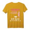 Damen Vorsicht Vor Dem Frauchen Hund Ist Harmlos T-Shirt - Lustiges Geschenk für Hundeliebhaberinnen zu Weihnachten, Geburtstag & Muttertag
