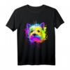 Splash Art West Highland Terrier Geschenkidee Hunde T-Shirt – Perfekt für Hundeliebhaber, Hundebesitzer & als Geschenk zum Geburtstag oder Weihnachten
