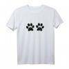 Lustiges Hundepfoten BH Damen T-Shirt - Süßer Hundespruch für Hundemamas und Hundeliebhaberinnen