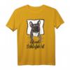Offizielles Schlafshirt französische Bulldogge Frenchie – Bequemer Hundeschlafanzug als Geschenk für Bulldoggen-Fans, Weihnachten & Geburtstag