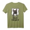 Offizielles Schlafshirt französische Bulldogge Frenchie – Bequemer Hundeschlafanzug als Geschenk für Bulldoggen-Fans, Weihnachten & Geburtstag