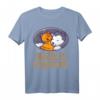 Offizielles Schlafshirt Pyjama Nachthemd mit Katze und Hund – Lustiges Geschenk für Langschläfer, Morgenmuffel und Tierliebhaber