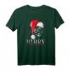 Santa Border Terrier Merry Christmas Hunde T-Shirt - Lustiges Weihnachtsgeschenk für Hundeliebhaber & Border Terrier Fans