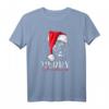 Santa Border Terrier Merry Christmas Hunde T-Shirt - Lustiges Weihnachtsgeschenk für Hundeliebhaber & Border Terrier Fans