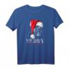 Santa Border Terrier Merry Christmas Hunde T-Shirt - Lustiges Weihnachtsgeschenk für Hundeliebhaber & Border Terrier Fans