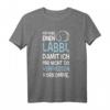 Labrador Hund Verfressen T-Shirt – Lustiges Geschenk für Hundeliebhaber, Hundetrainer & Gassi-Gänger