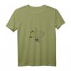 Damen V-Ausschnitt T-Shirt mit Mittelfinger Hund – Humorvolles, freches Motiv für Frauen