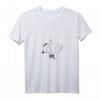 Damen V-Ausschnitt T-Shirt mit Mittelfinger Hund – Humorvolles, freches Motiv für Frauen