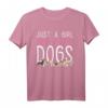 Nur ein Mädchen, das Hunde liebt - Lustiges Welpen T-Shirt für Hundeliebhaberinnen und Hundemamas