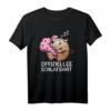 Hund Offizielles Schlafshirt, Schlafanzug & Nachthemd – Lustiges Geschenk für Langschläfer, Morgenmuffel und Hundeliebhaber zu Weihnachten & Geburtstag