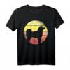 Großer Shiba Inu Silhouette Japan Dogecoin Hund T-Shirt – Perfekt für Hundeliebhaber, Familienmitglieder und Dogecoin Fans