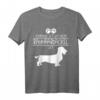 Rauhaardackel Hundespruch T-Shirt - Lustiges Hundeshirt mit Spruch für Dackel-Fans und Hundeliebhaber