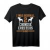 Lustiges Chinese Crested Hund T-Shirt für Hundeliebhaber - Perfekt als Weihnachts- oder Geburtstagsgeschenk