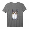 Lustiges Hund mit Virenschutzmaske T-Shirt - Humorvolles Geschenk für Tierliebhaber, Krankenhauspersonal und Schutzbewusste