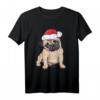 Weihnachts Mops Hunde Liebhaber T-Shirt - Humorvolles Geschenk für Mops-Fans zur Weihnachtszeit