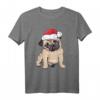 Weihnachts Mops Hunde Liebhaber T-Shirt - Humorvolles Geschenk für Mops-Fans zur Weihnachtszeit