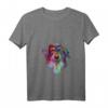 Damen Splash Hund Hovawart T-Shirt mit V-Ausschnitt – Buntes Design, Perfekt für Hovawart Fans & Hundebesitzerinnen als Geschenk