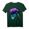 Deutscher Boxer DJ Rave T-Shirt mit Kopfhörer & Sonnenbrille – Cooles Hundegeschenk für Partygänger, Festival & Disco Fans
