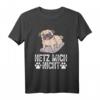 HapFrog T-Shirt - Hetz Mich Nicht Design für Männer, Frauen & Mops Liebhaber, Lustige Geburtstagskleidung