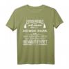 Leg Dich Niemals Mit Einem Hunde Papa An T-Shirt – Lustiges Geschenk für Hundeliebhaber, Herrchen & Haustier-Väter zum Geburtstag, Weihnachten & Spazierengehen