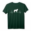 Pyrenäenberghund Herzschlag EKG Hunde T-Shirt - Klassisch geschnitten, doppelt genähter Saum