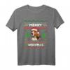 Merry Woofmas Ugly Sweater Weihnachten Beagle Hunde T-Shirt - Lustiges Weihnachtsgeschenk für Hundeliebhaber und Beagle Fans