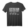 Lustiges Dackel Hören Aufs Wort T-Shirt – Perfektes Geschenk für Hundeliebhaber, Herrchen & Frauchen zu Weihnachten & Geburtstag