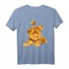 Shirt mit Yorkie Hundemotiv und Herz – Goldfigur für Hundeliebhaber, Hundemama & Hundepapa, ideales Geschenk