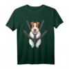 Foxterrier Drahthaar Hund in Tragetasche T-Shirt für Hundefans – Lustiges Design für Hundehalter und Hundeliebhaber