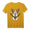 Foxterrier Drahthaar Hund in Tragetasche T-Shirt für Hundefans – Lustiges Design für Hundehalter und Hundeliebhaber
