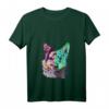 Damen Splash Mudi Hund T-Shirt mit V-Ausschnitt – Buntes Hundemotiv, ideales Geschenk für Hundeliebhaber und Mudi-Fans