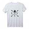 Hunde Liebe T-Shirt für Frauen - Hunde Spruch mit Bergmotiv, perfektes Geschenk für Hundefrauen zu Weihnachten & Geburtstag